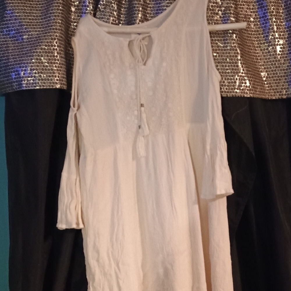 White Boho Chic Dress